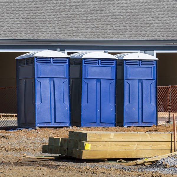 is there a specific order in which to place multiple porta potties in Ortonville MN